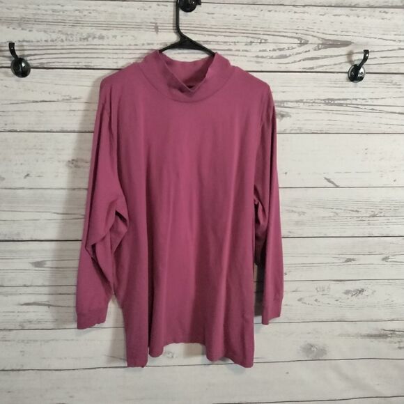 "All American Comfort" woman's long sleeve shirt - Picture 1 of 6